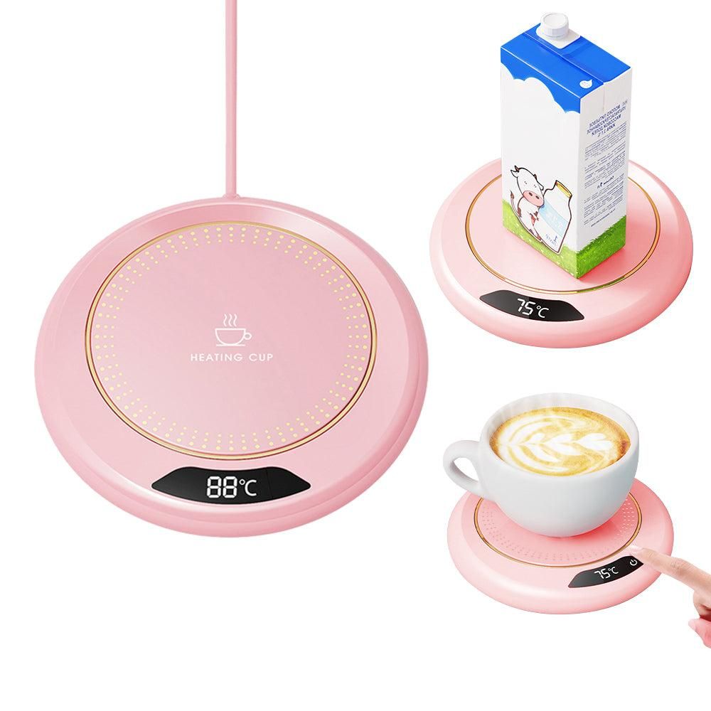 Electric Coffee Mug Warmer - Pink