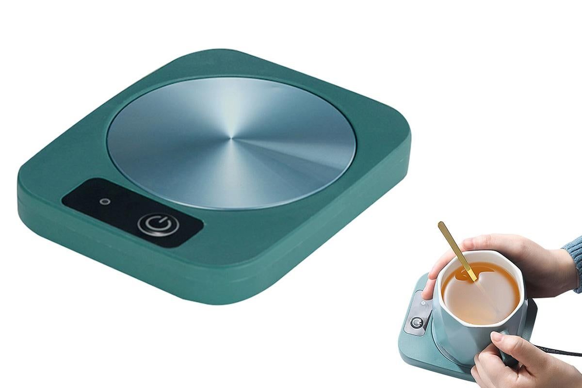 Electric Coffee Mug Warmer - Green