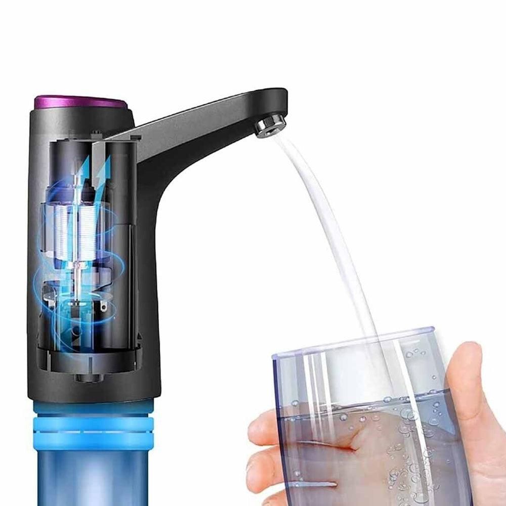Rechargeable Water Dispenser Pump - Black