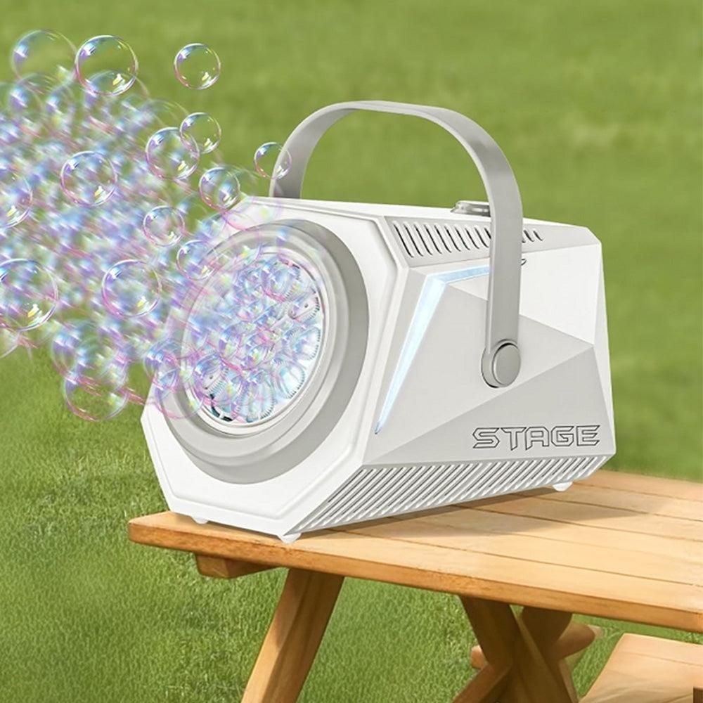 White Outdoor Bubble Machine