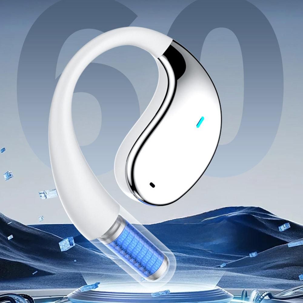 White AI Translator Earbuds