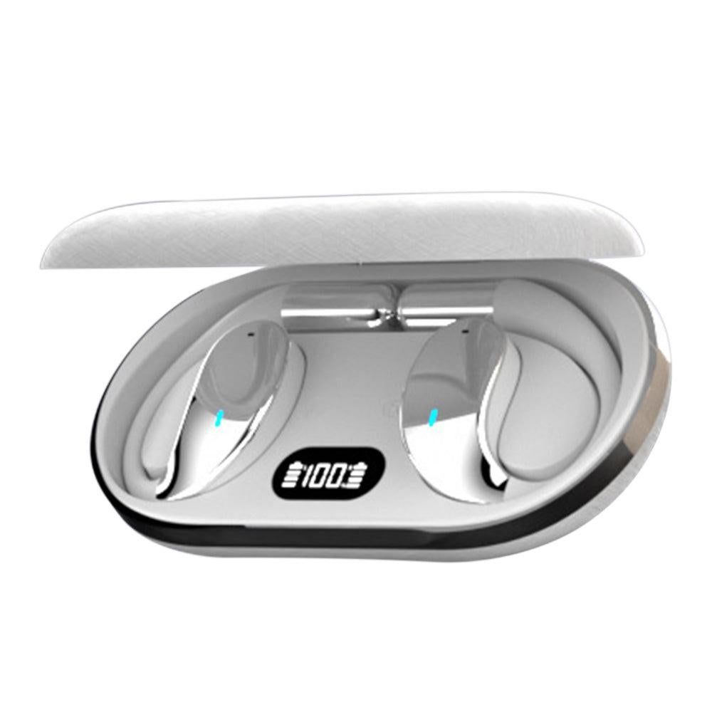 White AI Translator Earbuds
