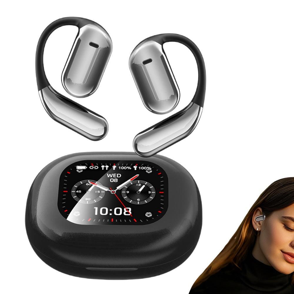 Black AI Translator Earbuds