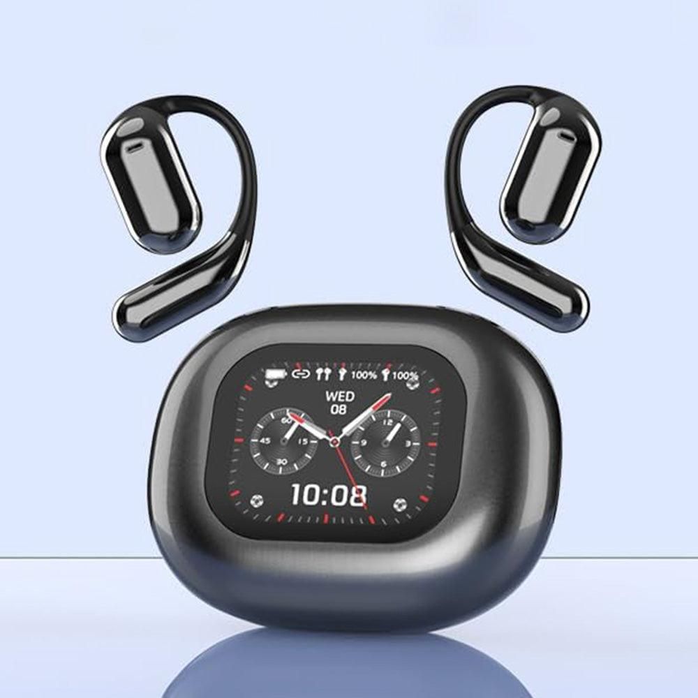 Black AI Translator Earbuds