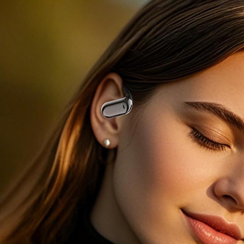 Black AI Translator Earbuds