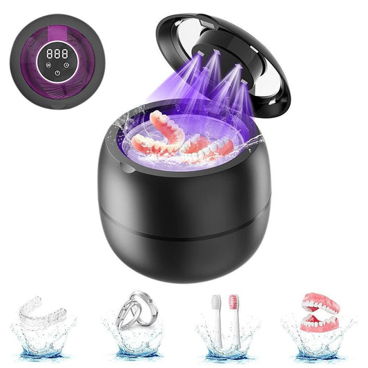Ultrasonic Retainer & Denture Cleaner - Black
