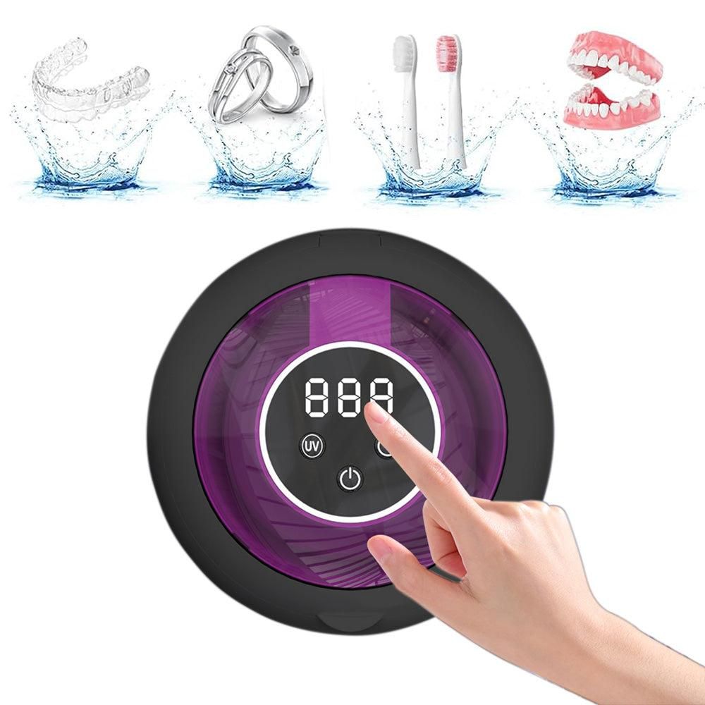 Ultrasonic Retainer & Denture Cleaner - Black