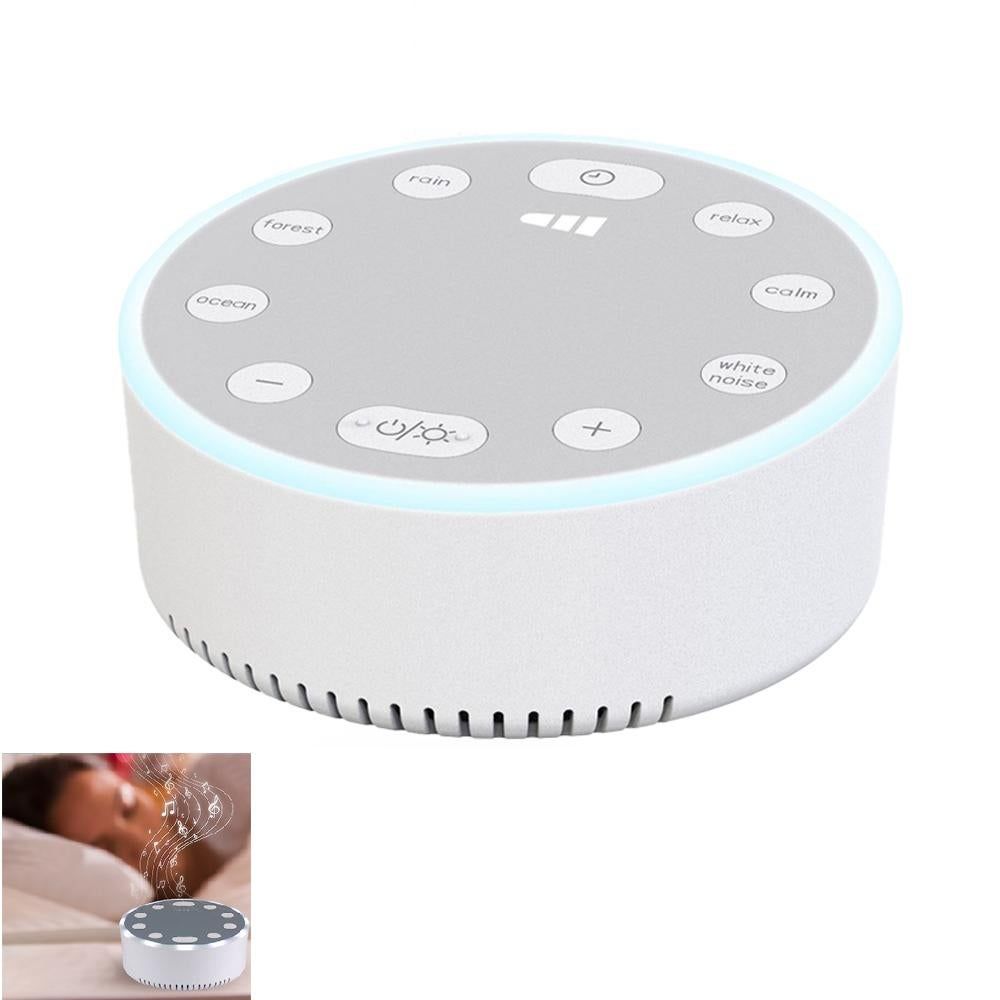 White Noise Sound Machine with Night Light 2 Pack