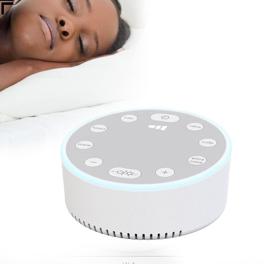 White Noise Sound Machine with Night Light 2 Pack
