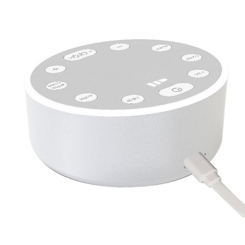 White Noise Sound Machine with Night Light 2 Pack