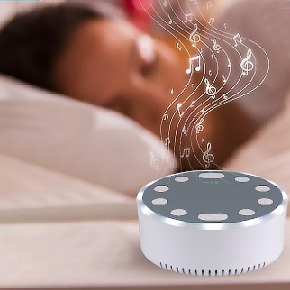 White Noise Sound Machine with Night Light 2 Pack