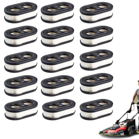 Lawn Mower Air Filter Cartridges 15 Pack