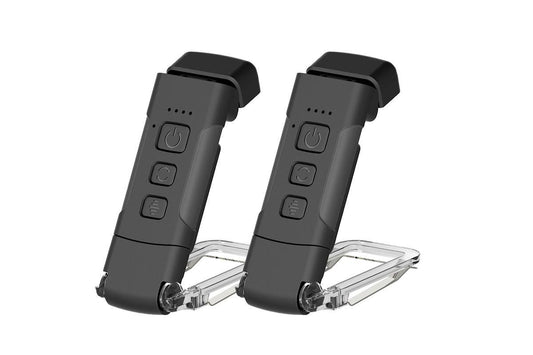 USB Rechargeable Book Light 2 Pack - Black