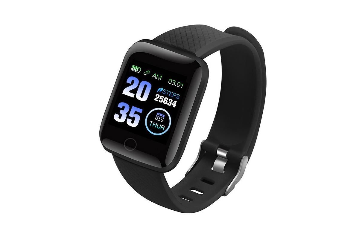 116Plus Fitness Smart Watch - Black