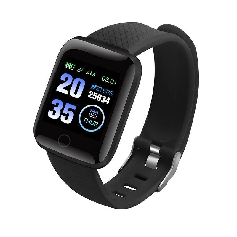 116Plus Fitness Smart Watch - Black