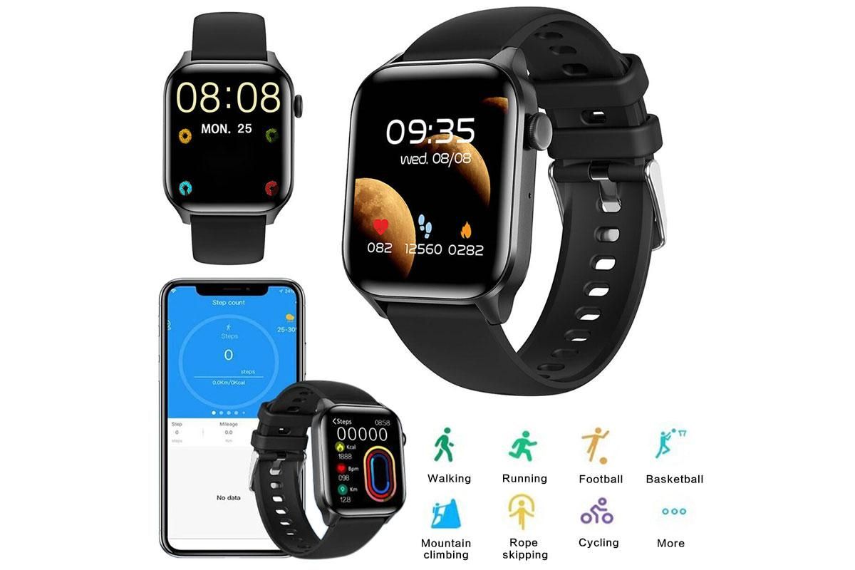 Smart Watch Set - 2 Pack - Black