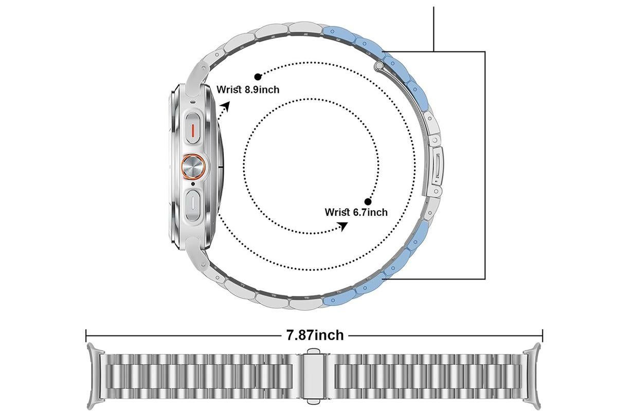 Samsung Galaxy Watch 8 Metal Band - Silver
