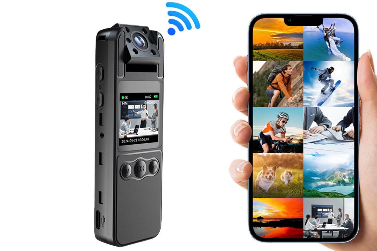 1080P Mini Camera Night Version Cam Loop Recording Video Audio Body Mounted Worn Camera