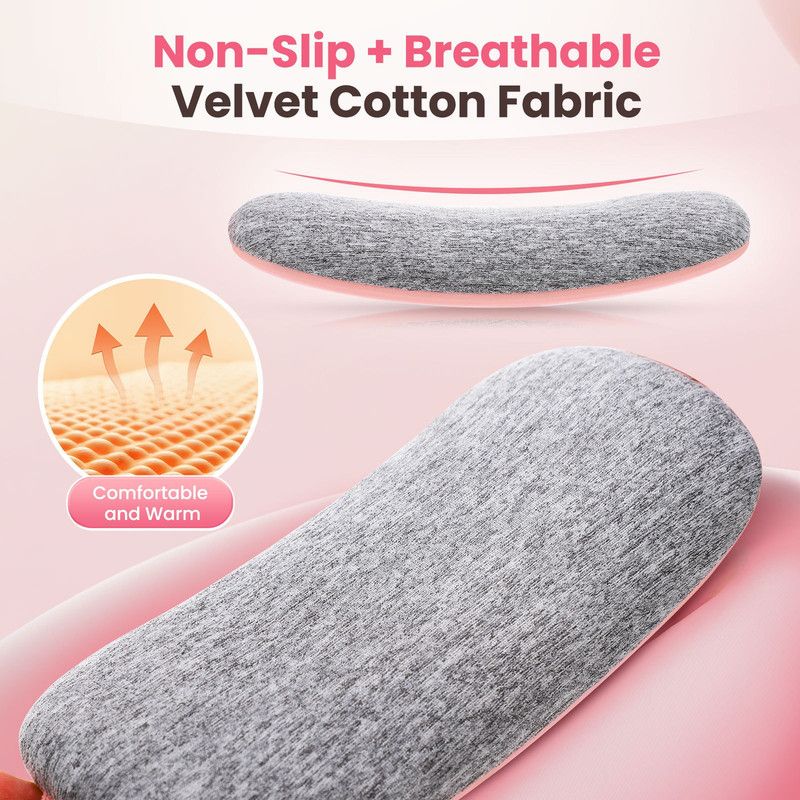 Pink Wireless Waist Heating Pad