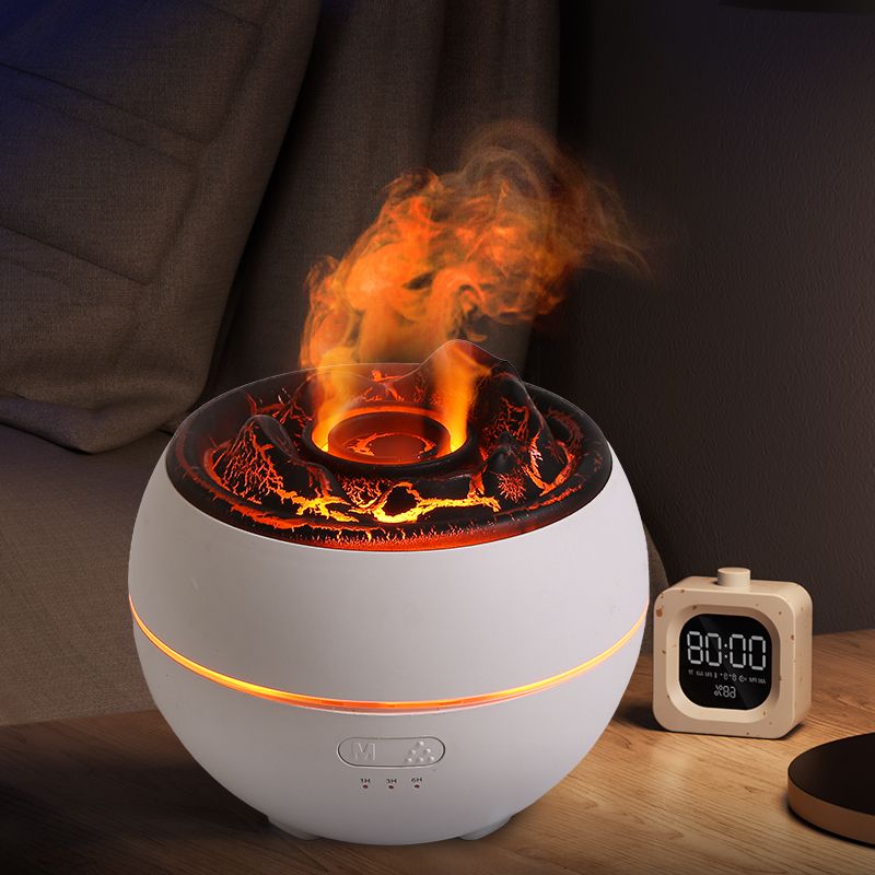 Volcano Flame Aroma Diffuser & Humidifier - Black