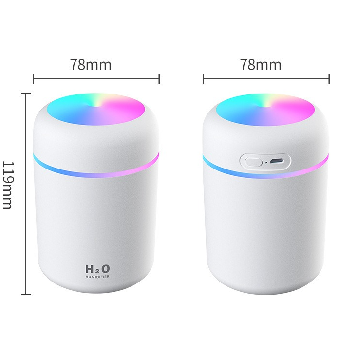 300ml Portable Cup Humidifier - White