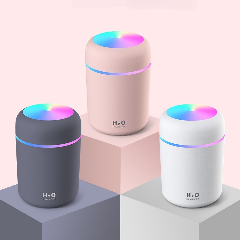 300ml Portable Cup Humidifier - Pink