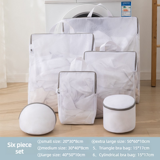 Fine Mesh Laundry Bag Set - 6 Pack