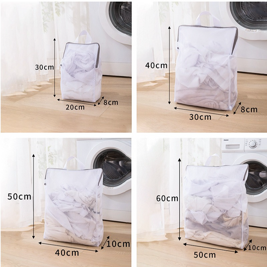 Handheld Mesh Laundry Bag Set - 4 Pack