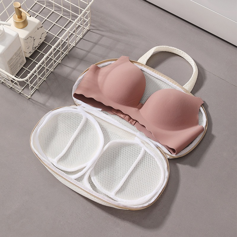 3D Bra Laundry Wash Bag - Off White