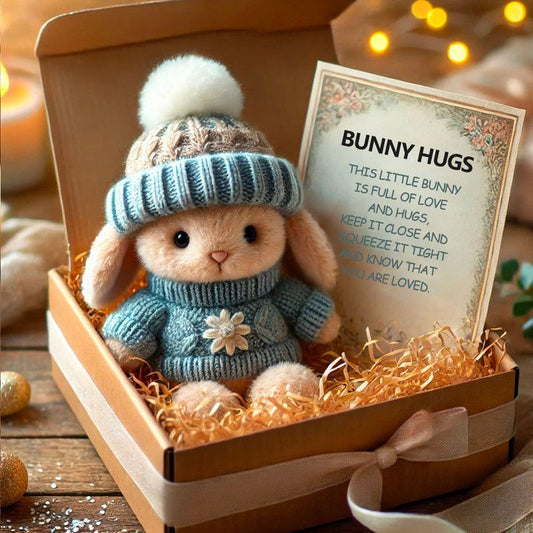 Hug Bunny Easter Gift Box - Blue