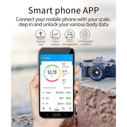 Smart Body Fat Scale - White