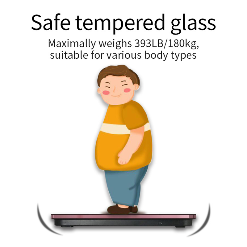 Smart Body Fat Scale - Pink