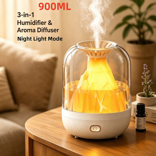 Volcano Flame Aroma Diffuser & Humidifier