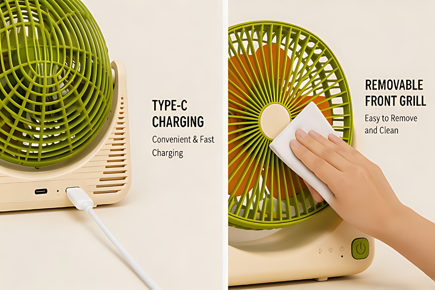 Portable USB Mini Desk Fan