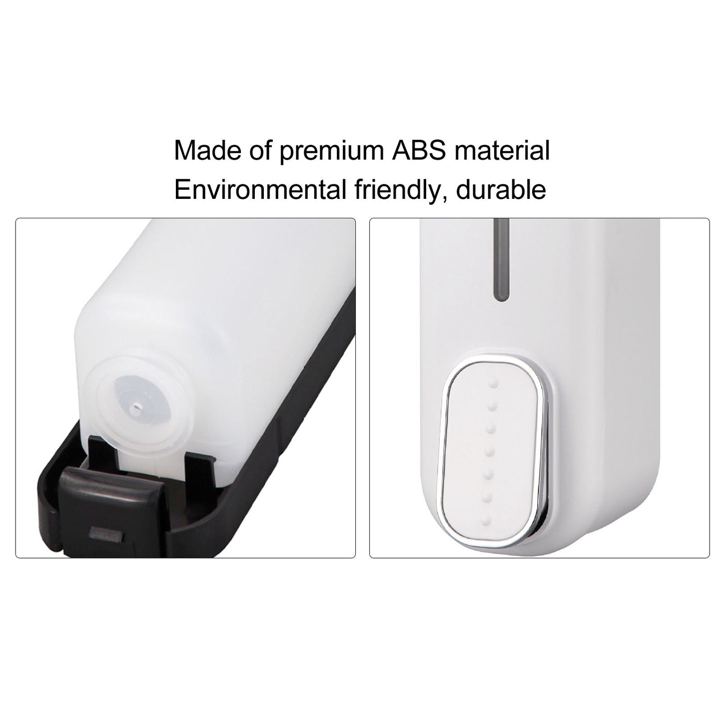 Wall-Mounted Soap Dispenser 300ml - White