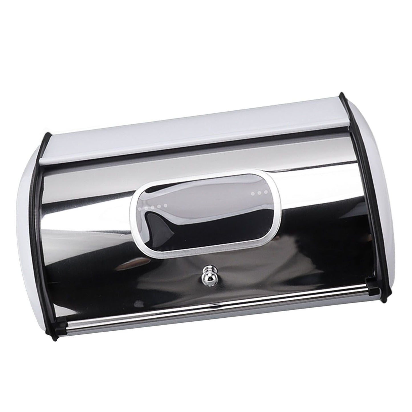 Bread Bin Bread Box Bread Holder Storage Container With Small Window for Kitchen Countertop White