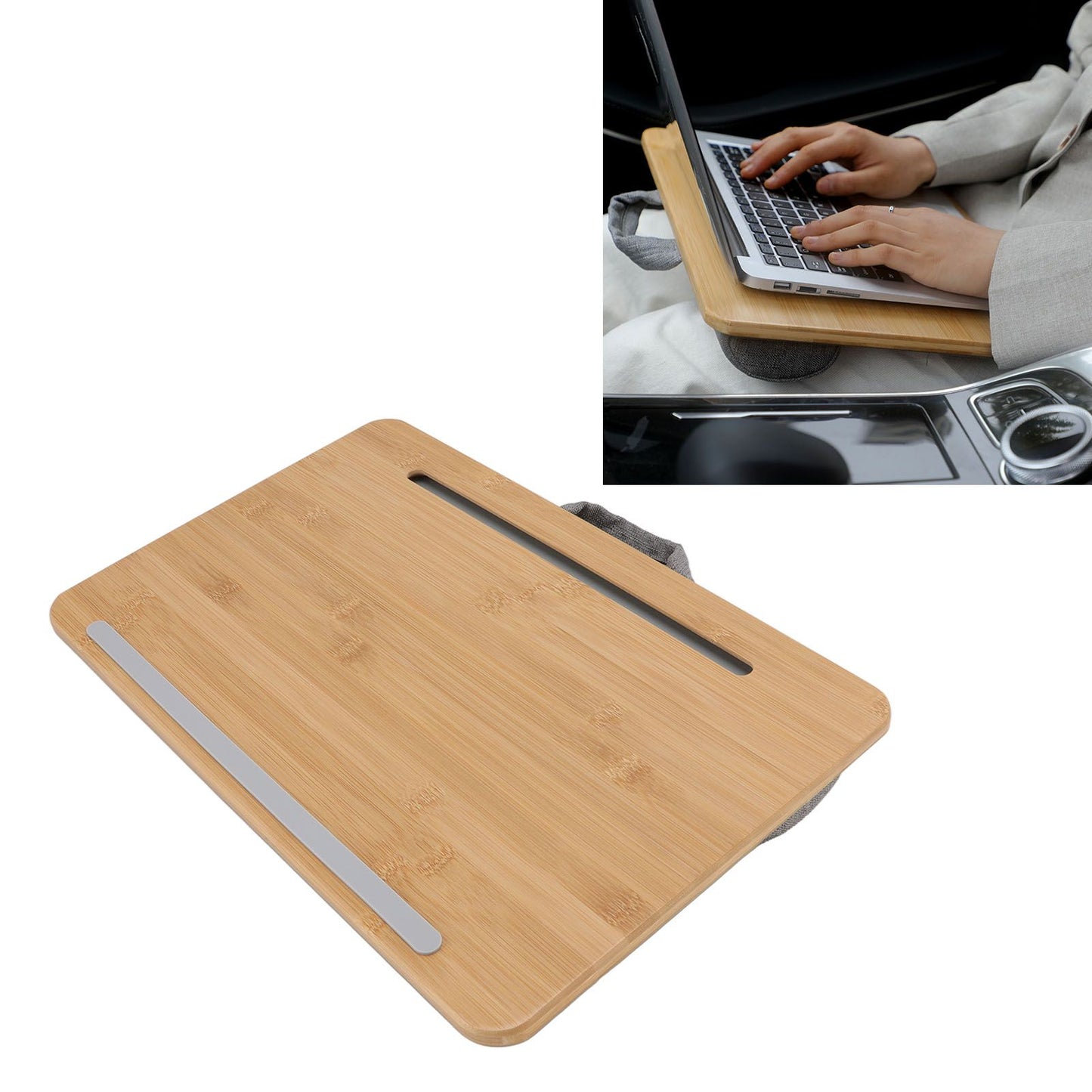 Home Office Laptop Lap Desk Portable Multifunctional Laptop Stand for Bed Sofa Couch 42x27.5cm Small Size