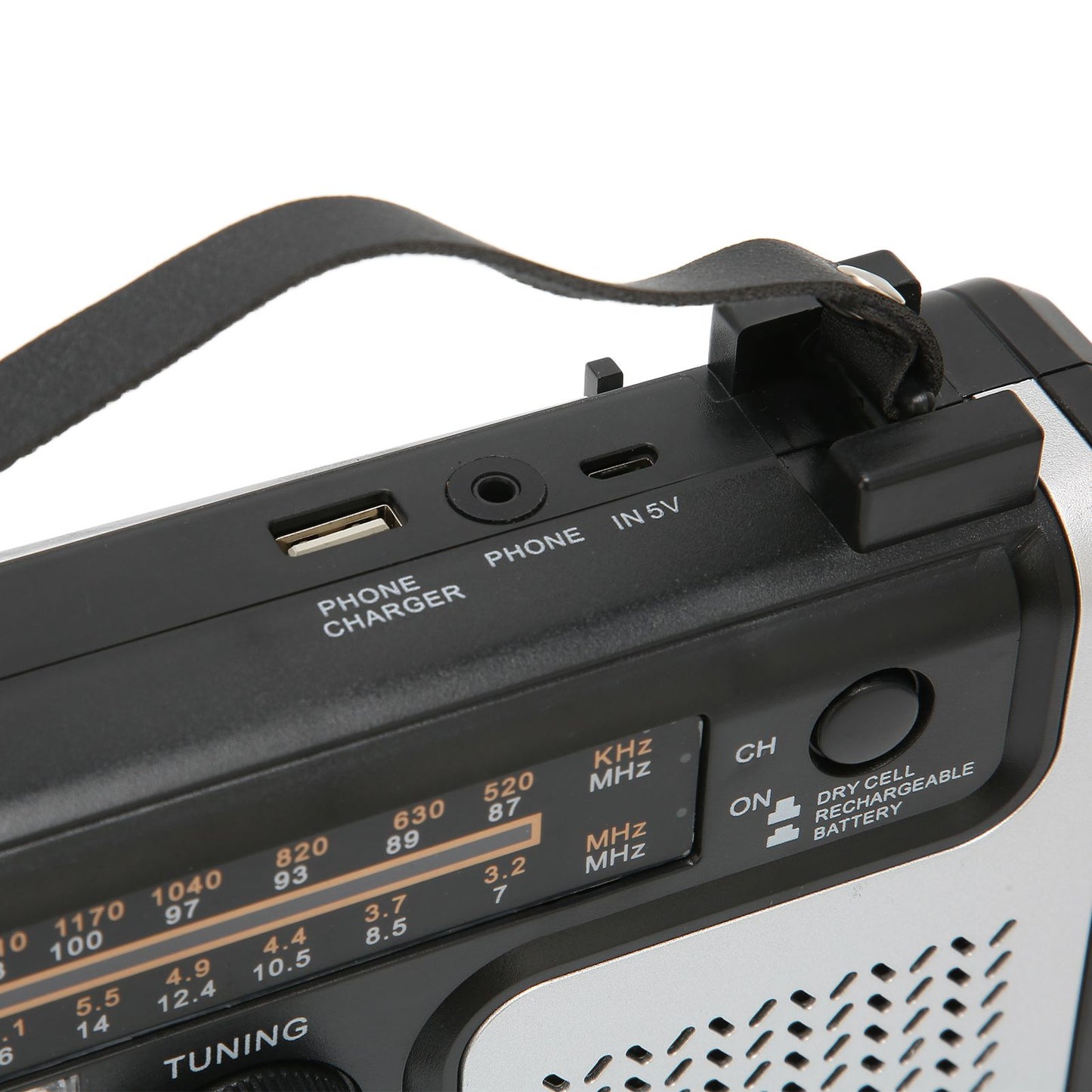 LED Hand Crank Radio AM FM SW Solar Dynamo Outdoor Emergency Radio with Portable Flashlight