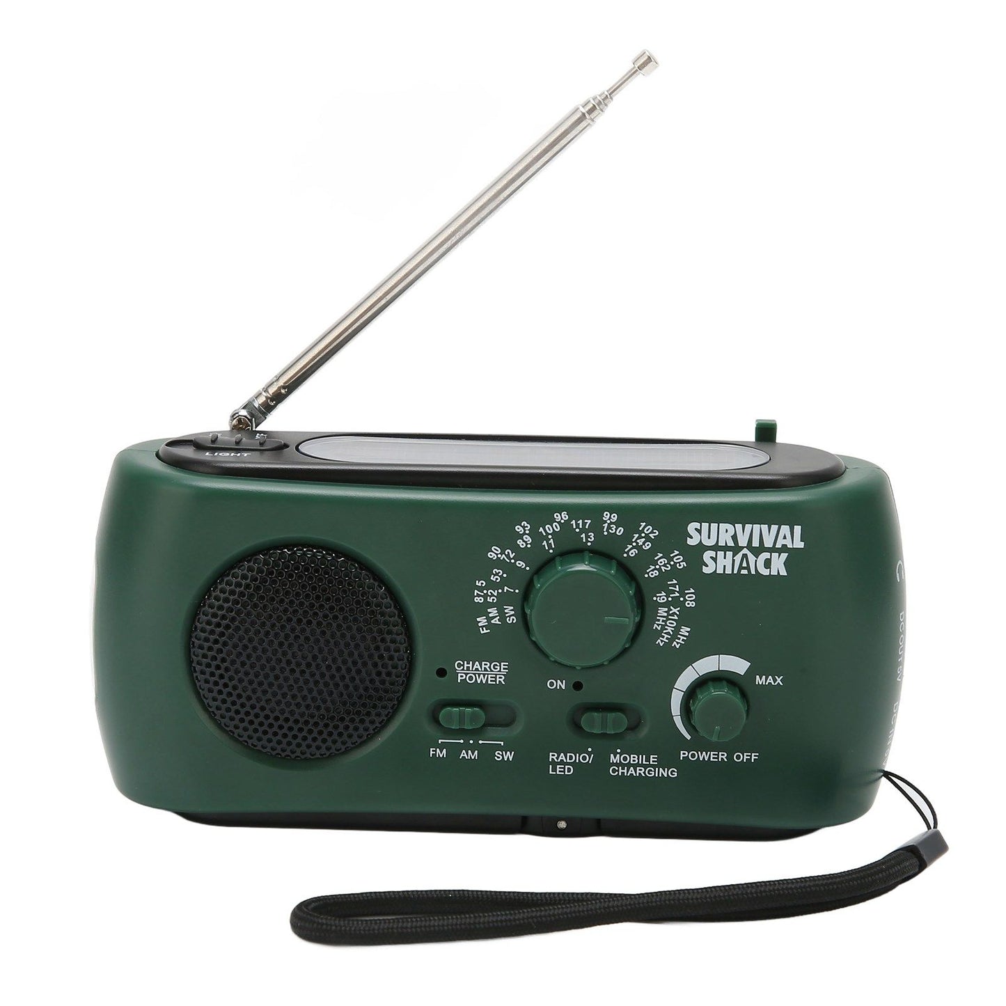 Hand Crank Radio Portable Practical LED Torch Outdoor Multi Band AM/FM/SW Solar Hand Crank Weather Radio