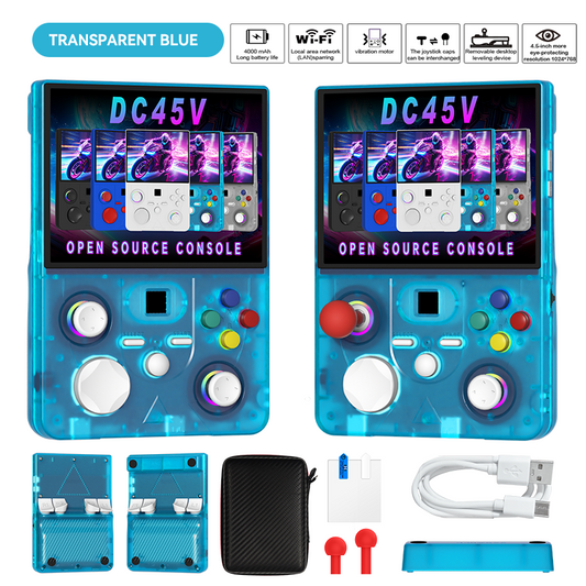 DC45V Retro Handheld Game Console - Blue