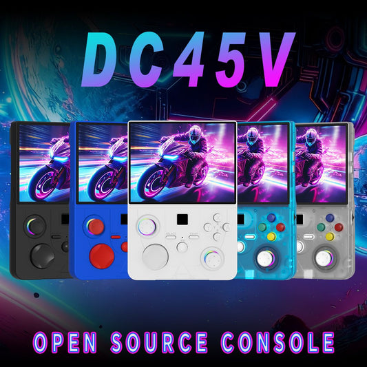 DC45V Retro Handheld Game Console - Blue