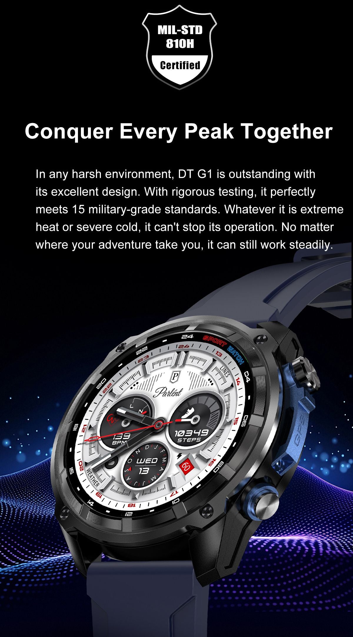DTG1 GPS Smart Watch - Orange