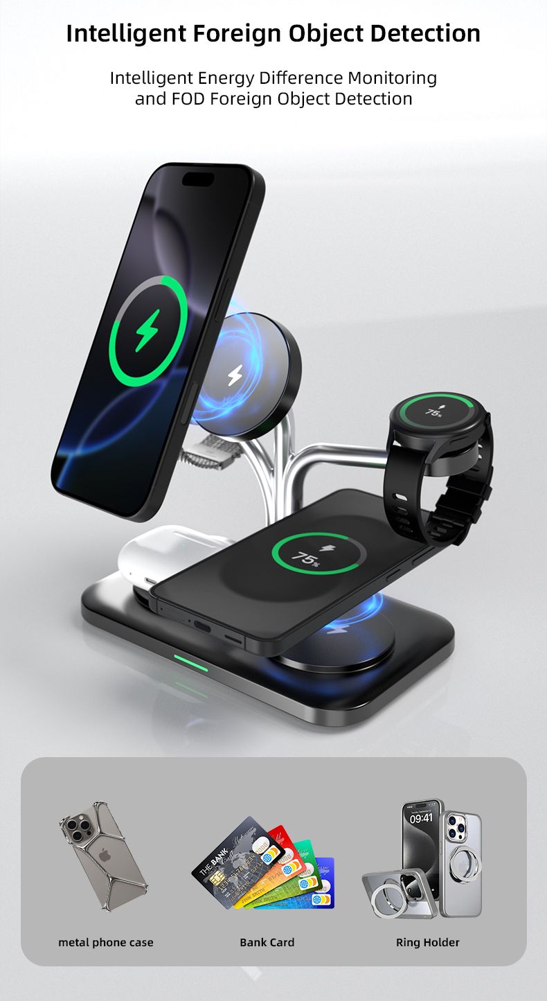OC22 5-in-1 Wireless Charging Stand - White