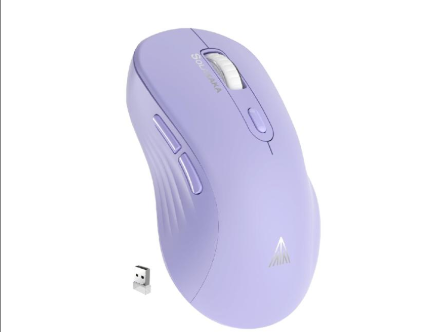 SM68 Dual-Mode Wireless Gaming Mouse - Purple