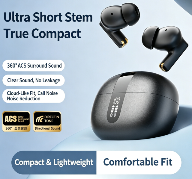 Y8 Bluetooth 6.0 Earbuds - Black
