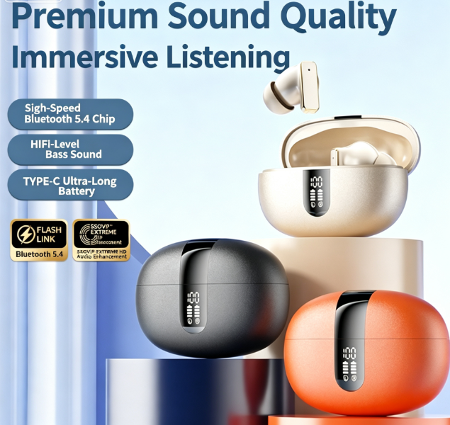 Y8 Bluetooth 6.0 Earbuds - Black