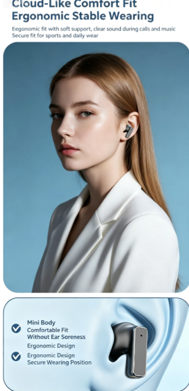 Y8 Bluetooth 6.0 Earbuds - Cream