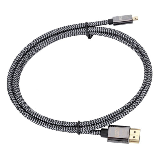 Micro HDMI to HDMI Braided Cable Adapter