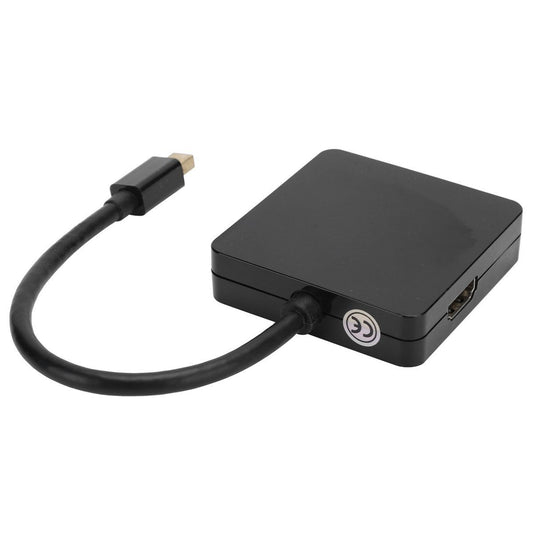 3-in-1 Adapter Mini DP to DP DVI HDMI 1080P Definition Adapter