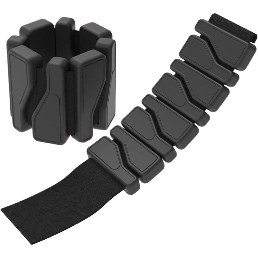 Black Adjustable Weighted Wrist Bands